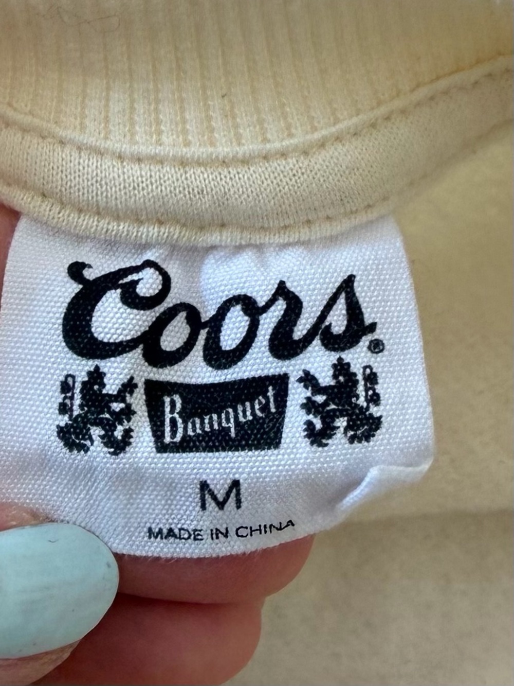 Grayson Sweatshirt Coors Women’s M OG Cowboy Graphic Crewneck Cream color - Picture 3 of 10